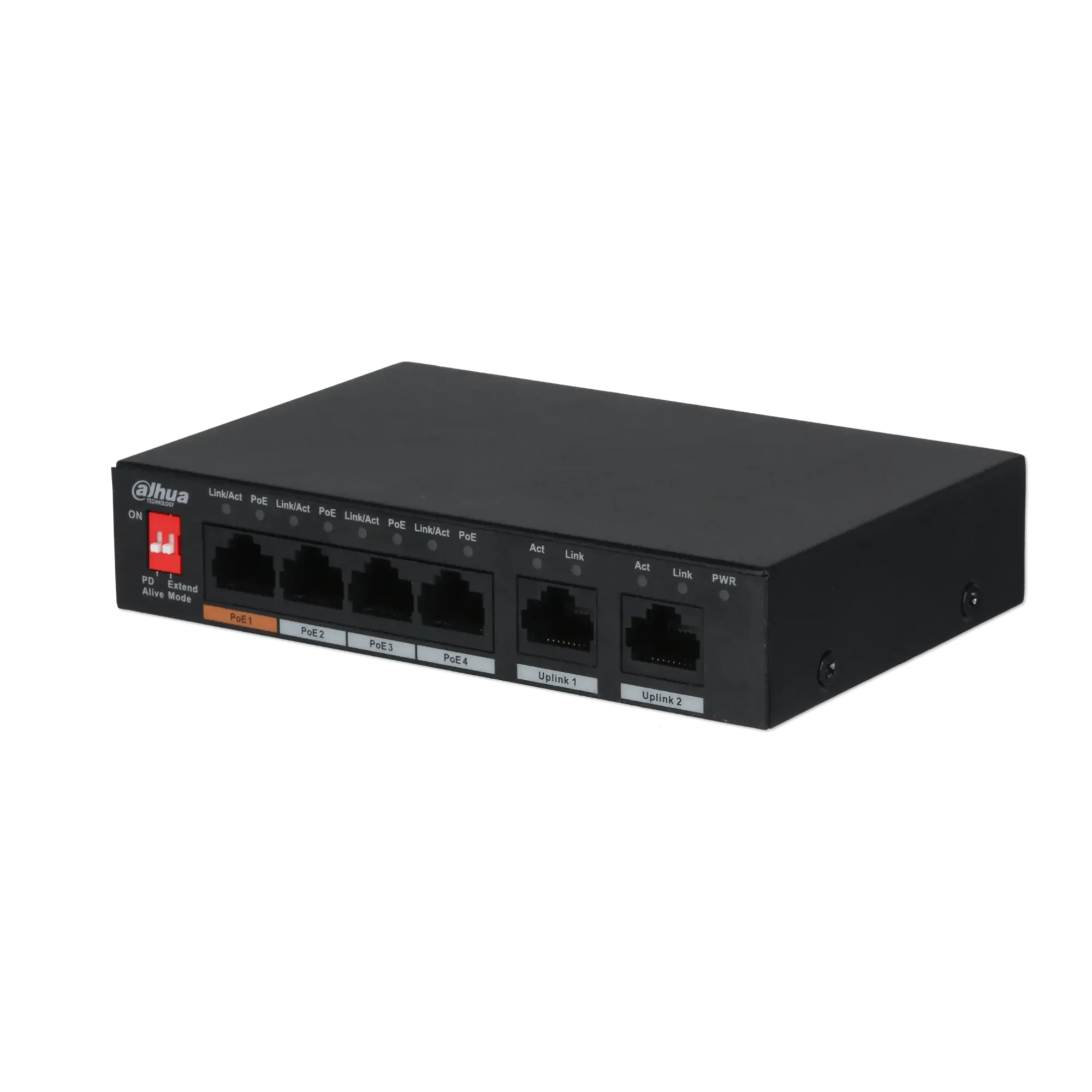 Dahua 4 Port PoE+ Layer 2 Commercial Switch (1 X High PoE), Max 60W, 2 ...