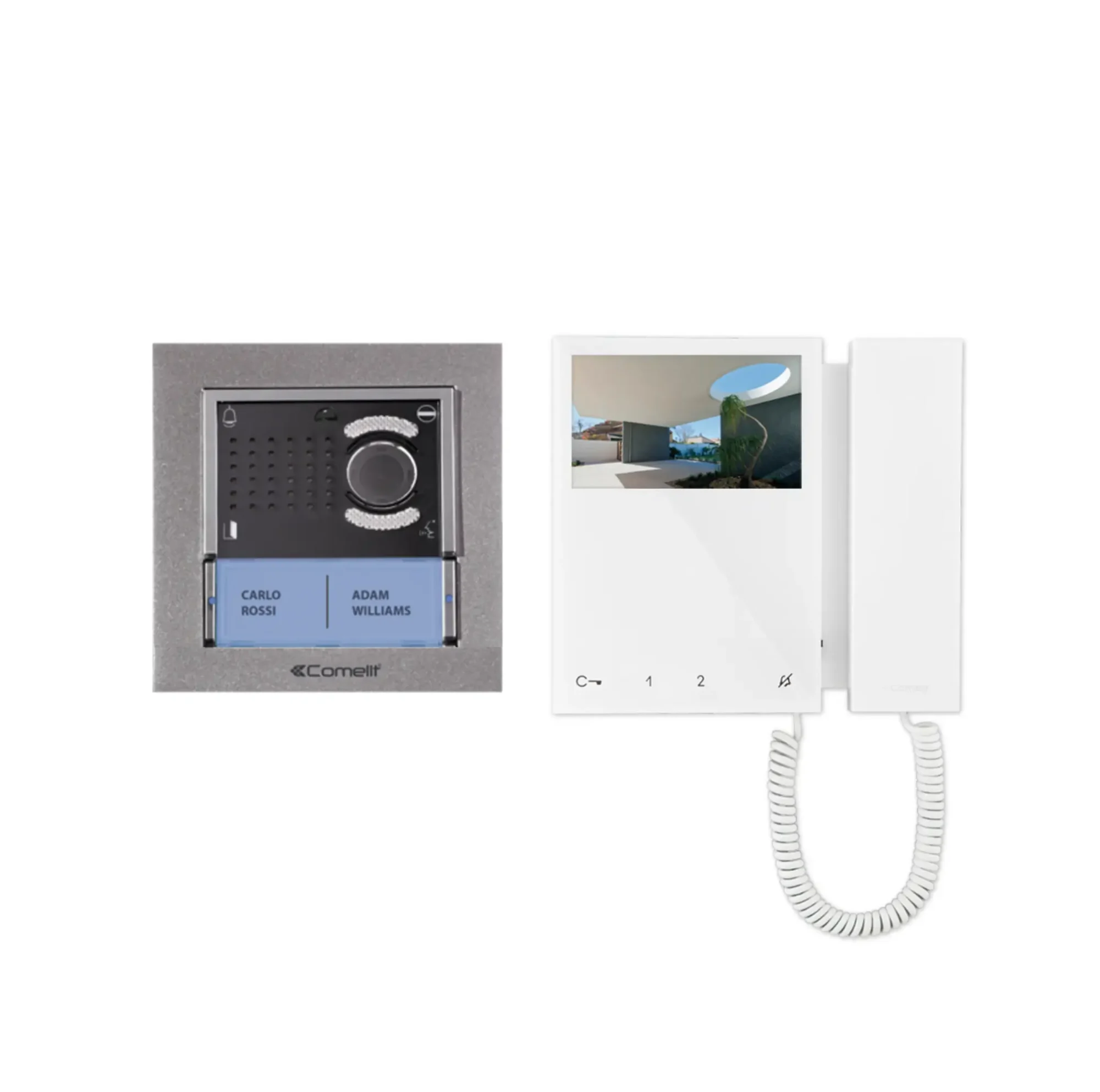 Comelit-Pac BIK-VS2-1-S-MH - 2-Wire Simplebus Door Entry Monitor Kit