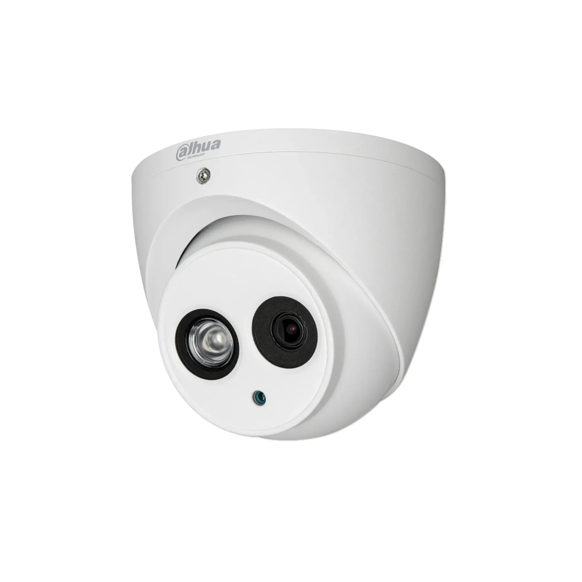 Dahua 2MP Turret IR Dome, Full Metal, HD (CVI/TVI/AHD) SD card slot, 50m IR, Audio Mic, 3.6mm lens