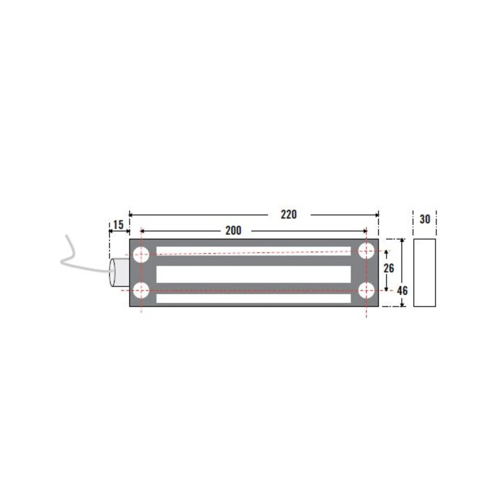 SR1-MAG-800ST - dimensions