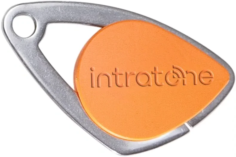 08-0108 Intratone programmed MIFARE key fob - Orange
