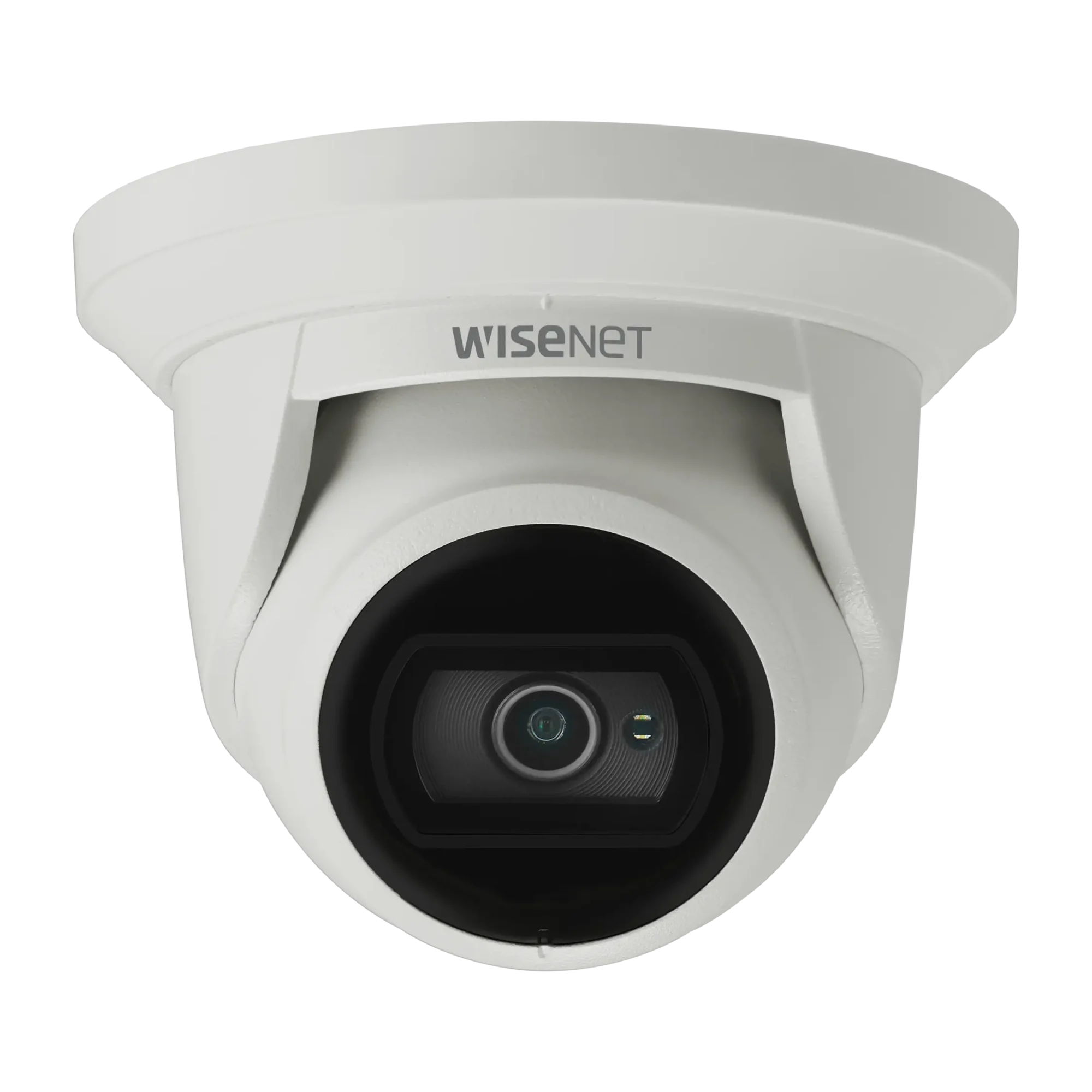 Hanwha ANE-L7012R: A-Series 4MP IR Flateye PoE Camera - front facing