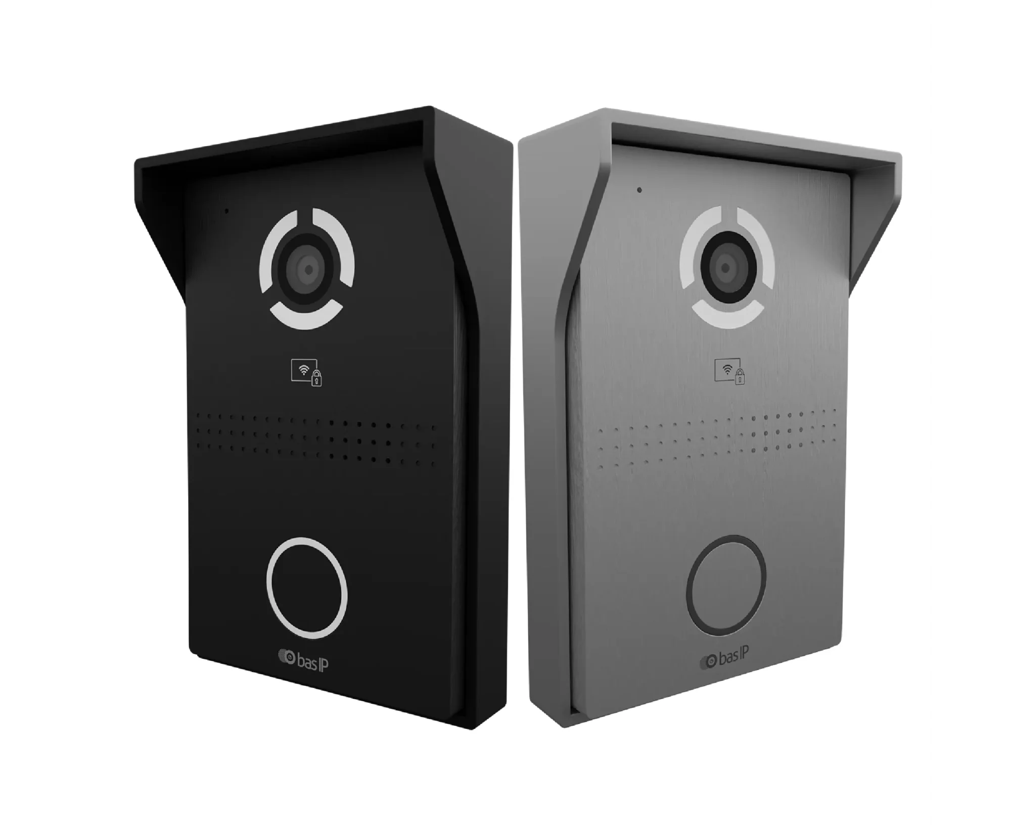 BAS-IP AV-03BD - Video Entrance Panel In Silver of Black