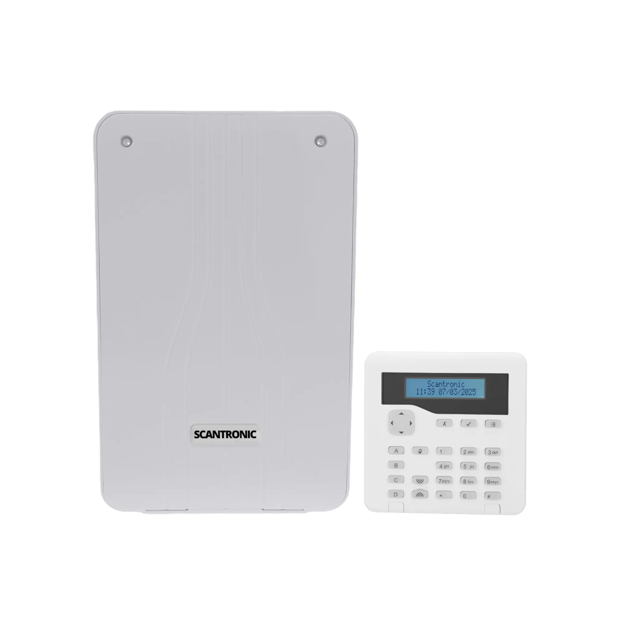 Scantronic PAN-80HE-KPZ: 80 Zone Hybrid Intrusion Panel and KPZ Keypad Scantronic PAN-80HE-KPZ: 80 Zone Hybrid Intrusion Panel and KPZ Keypad